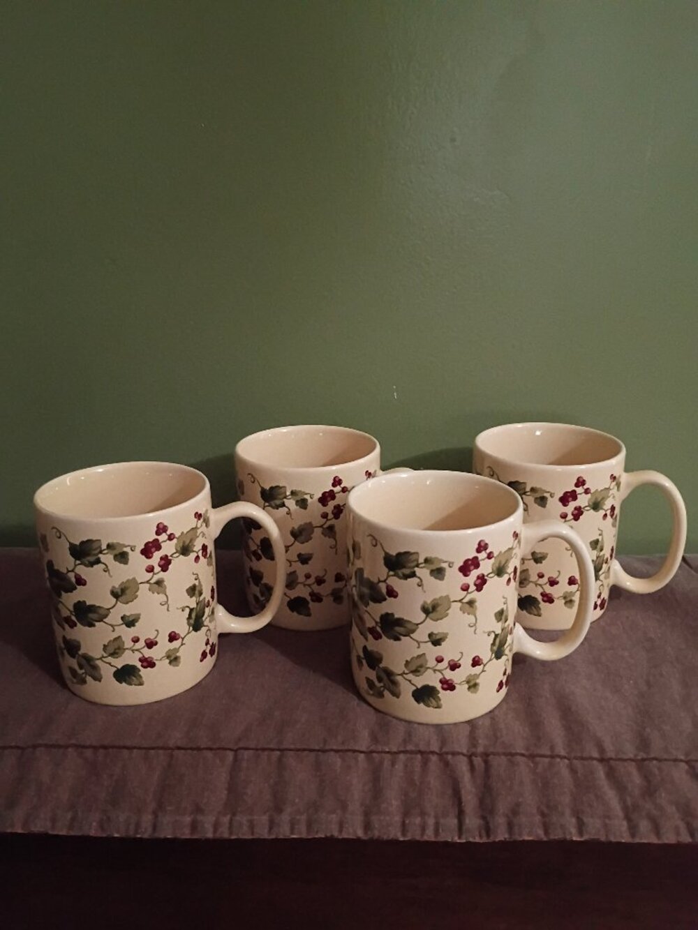 Floral Design Replacement Waverly Coffee Cups